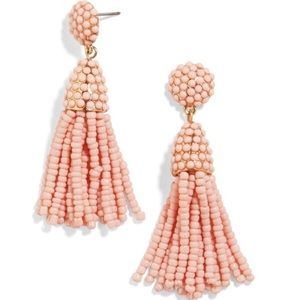BaubleBar Light Pink Mini Pinata Tassel Earrings